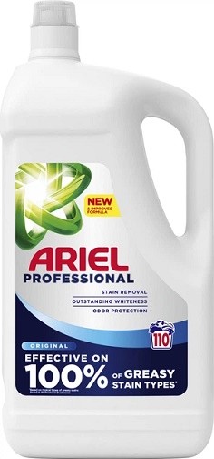 Ariel gel 110 dávek/4,95l Profesional White Ariel gel 110 dávek/4,95l Profesional White - Drogerie Prací prostředky Prací gely nad 50 dávek